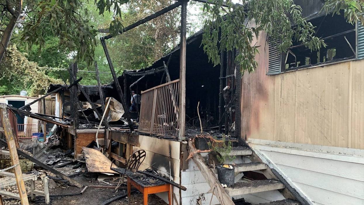 Overnight fire