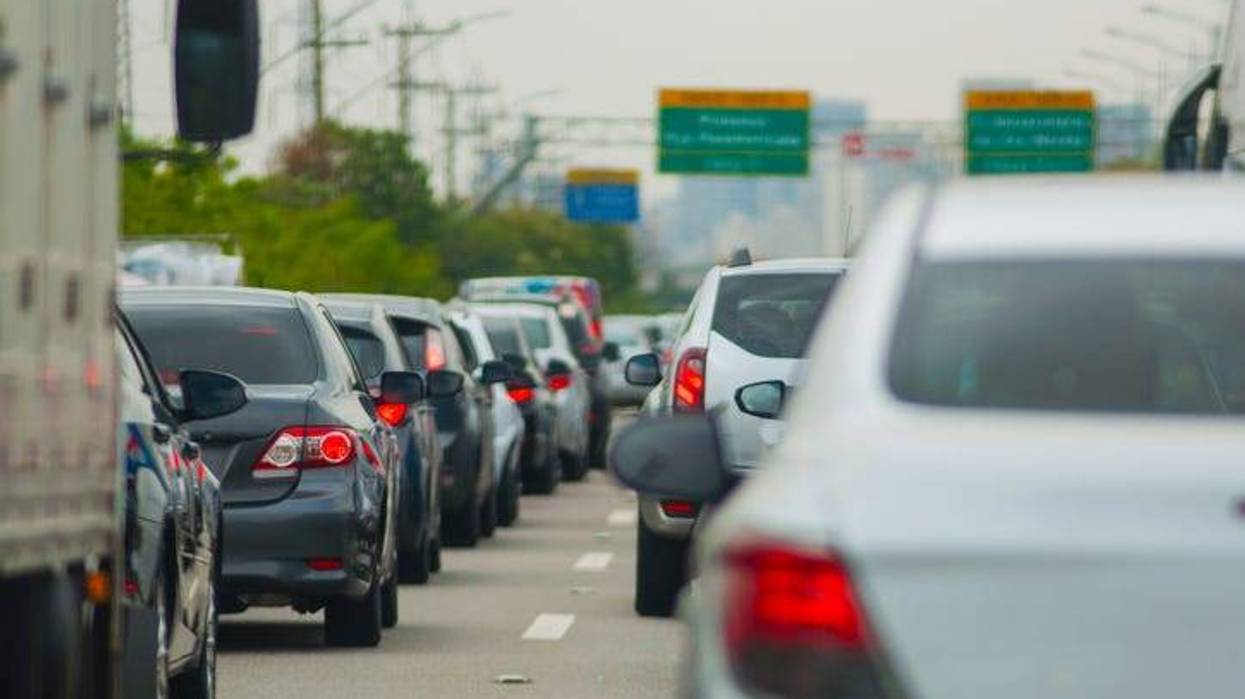 Overturned semi-truck shuts down I-94