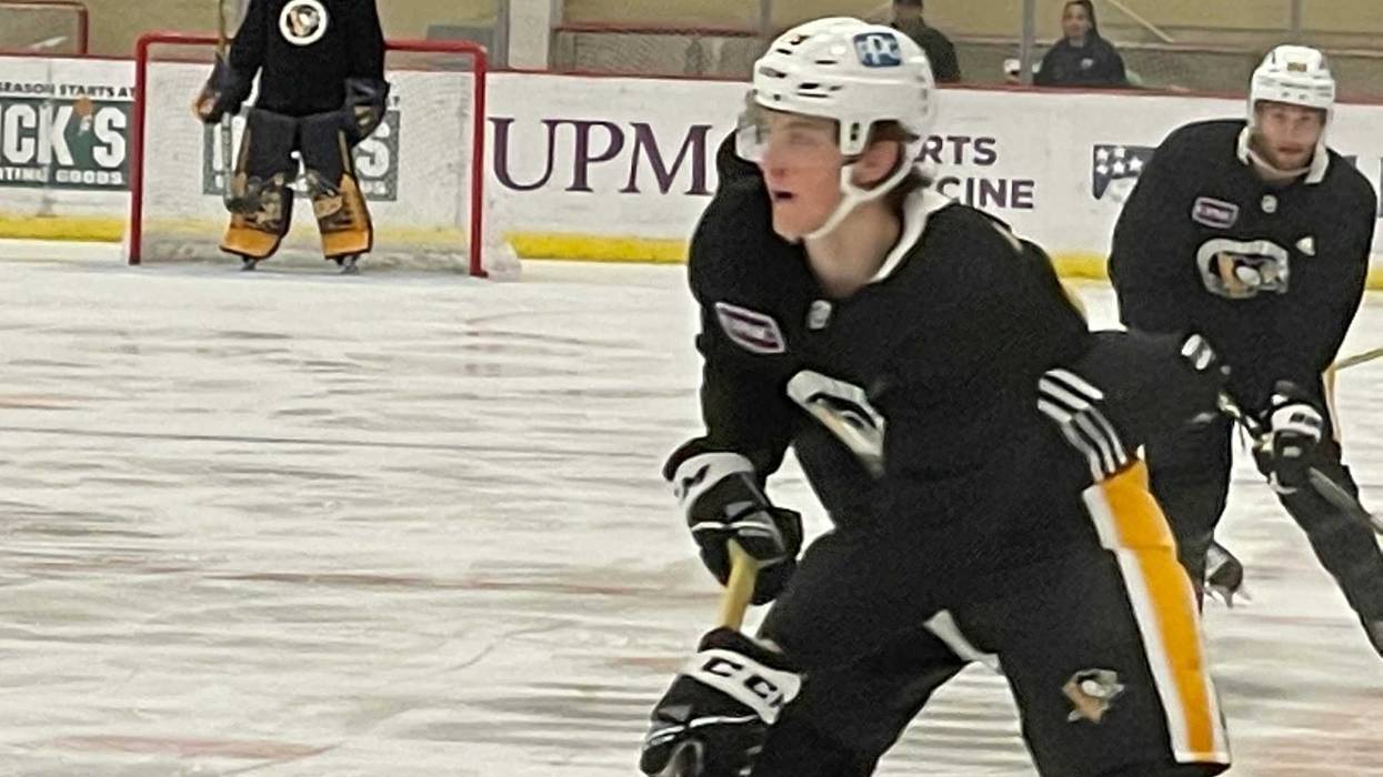 Owen Pickering at Pens development camp