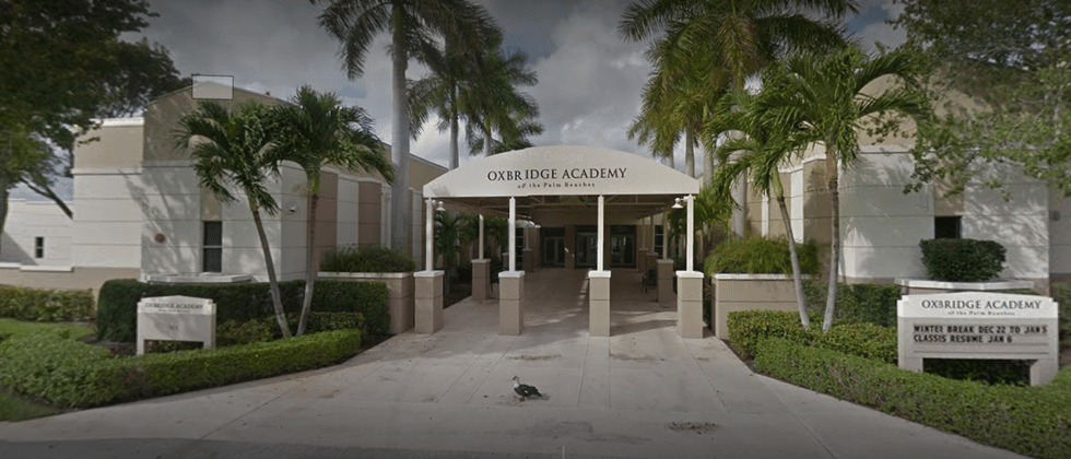 Oxbridge Academy in West Palm Beach, Florida.