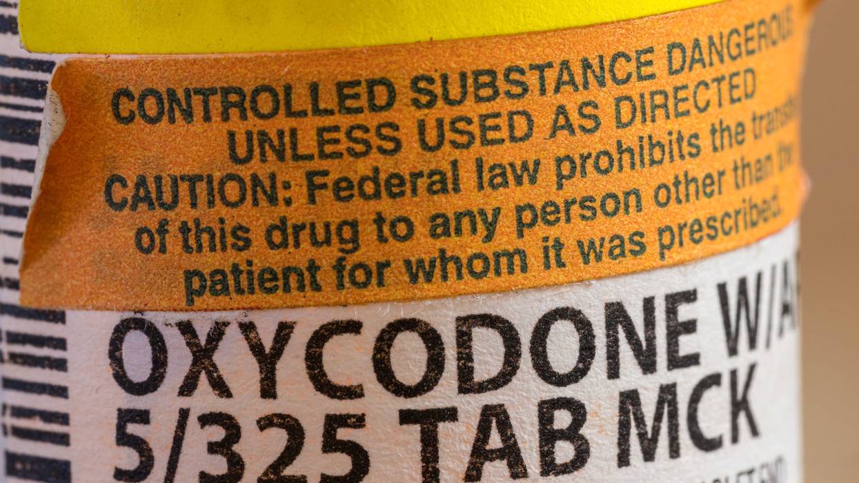 Oxycodone bottle
