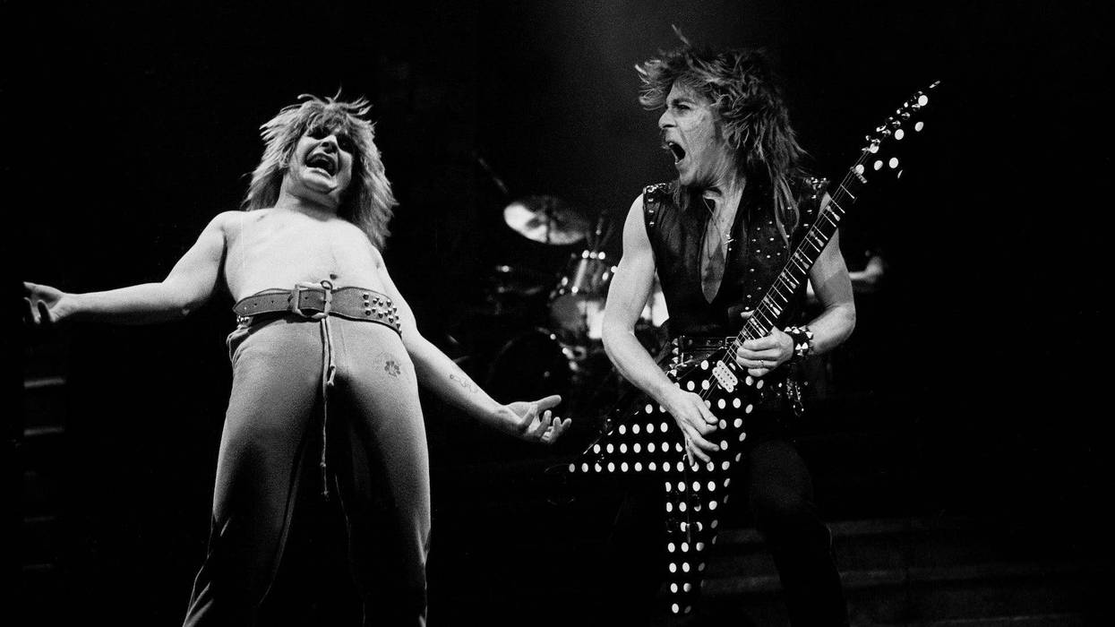Ozzy Osbourne and Randy Rhoads