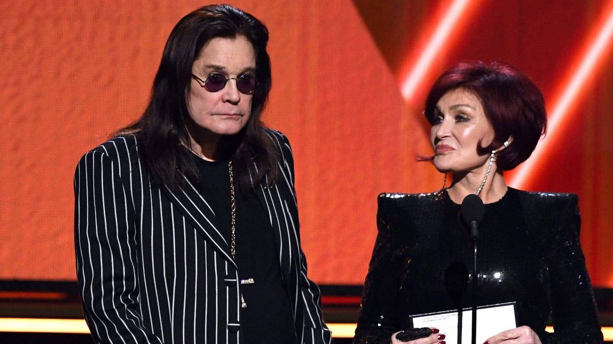 Ozzy Osbourne and Sharon Osbourne