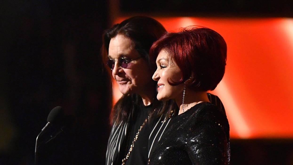 Ozzy Osbourne and Sharon Osbourne