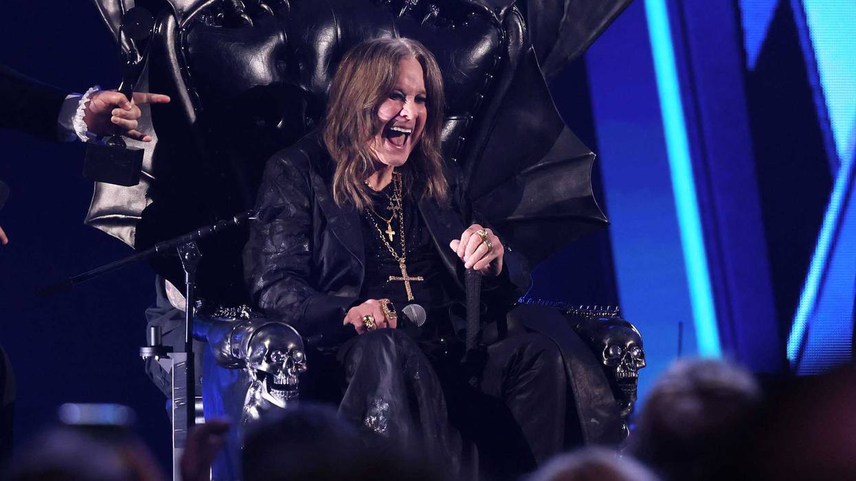 Ozzy Osbourne speaks onstage during the 2024 Rock & Roll Hall of Fame Induction Ceremony streaming on Disney+ at Rocket Mortgage Fieldhouse on October 19, 2024 in Cleveland, Ohio.