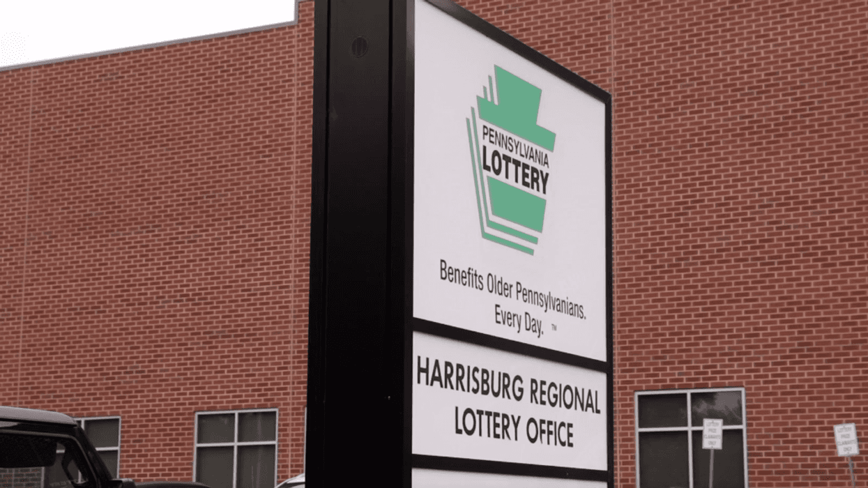 PA Lottery sign