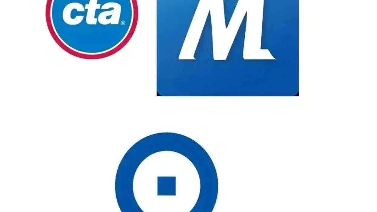 Pace Suburban Bus; Metra; Chicago Transit Authority logos