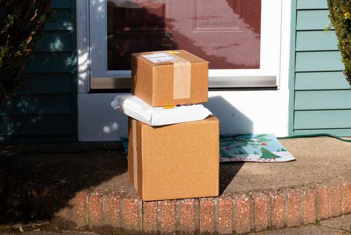 packages on doorstep