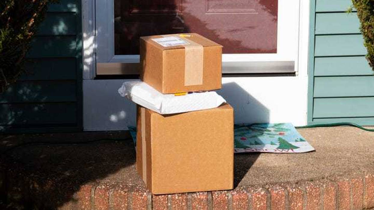 packages on doorstep