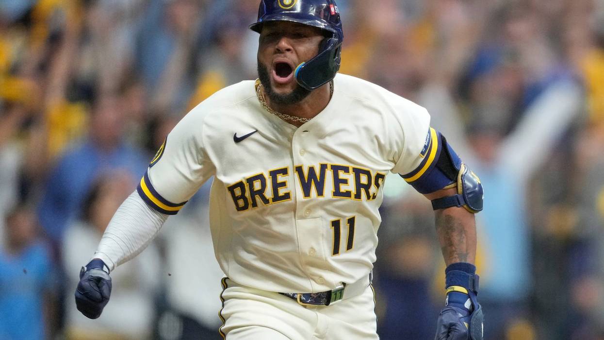 Padres Brewers Baseball