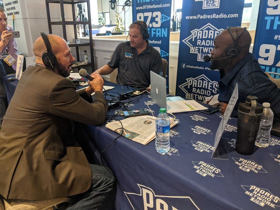 Padres Manager Jayce TIngler With Gwynn & Chris