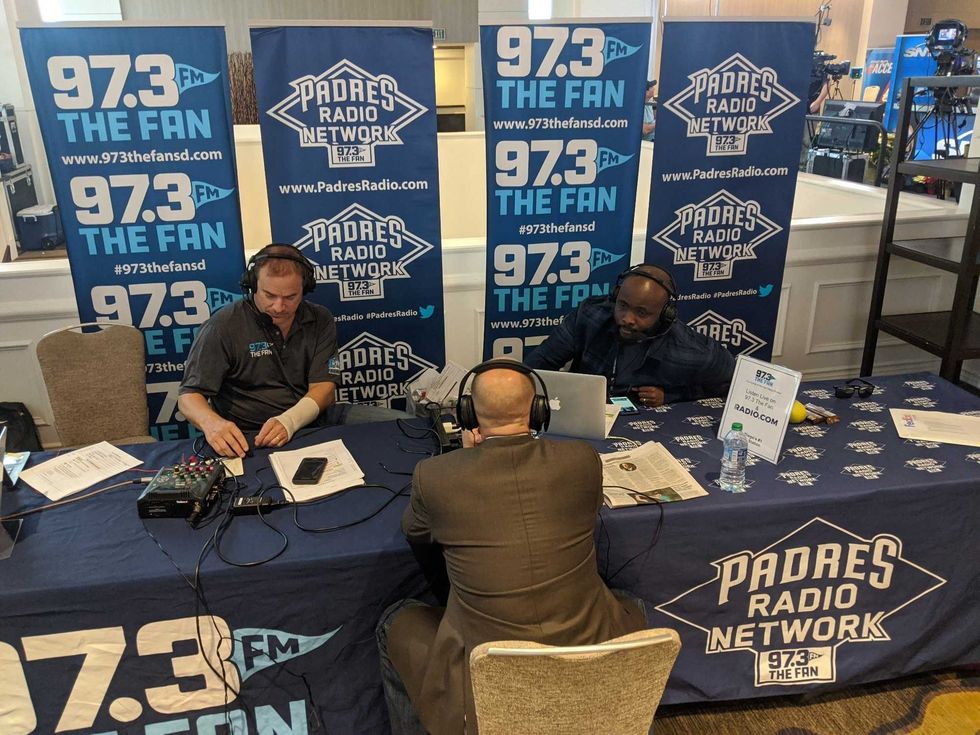 Padres Manager Jayce TIngler With Gwynn & Chris