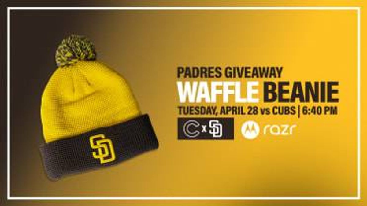 Padres waffle beanie