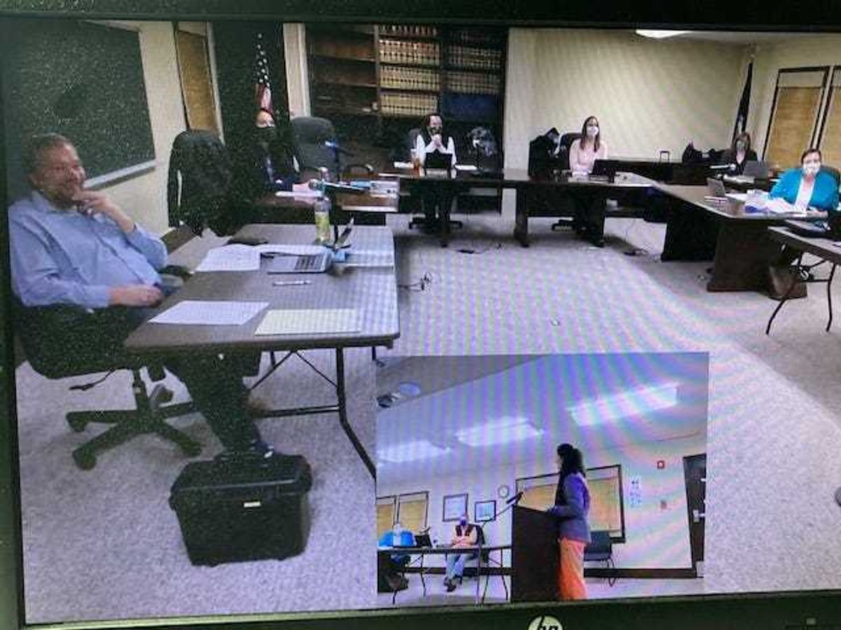 Page County School Board Meeting January 20, 2022