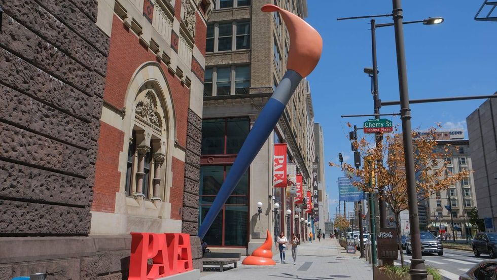 "Paint Torch," 2011, Claes Oldenburg.