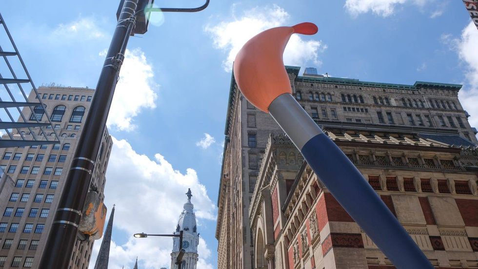 "Paint Torch," 2011, Claes Oldenburg.