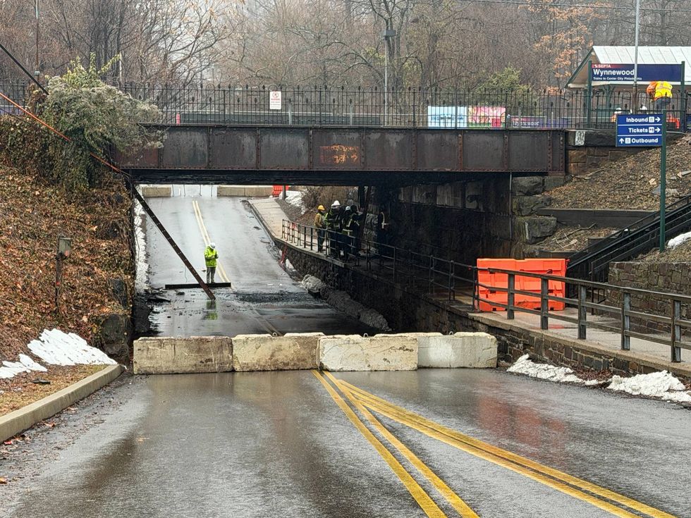 Paoli-Thorndale Line suspended until further notice after tractor-trailer strikes bridge in Wynnewood