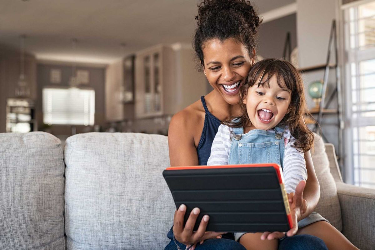 Parent and child watch tablet