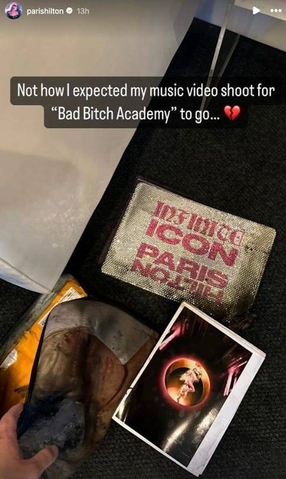 Paris Hilton IG story