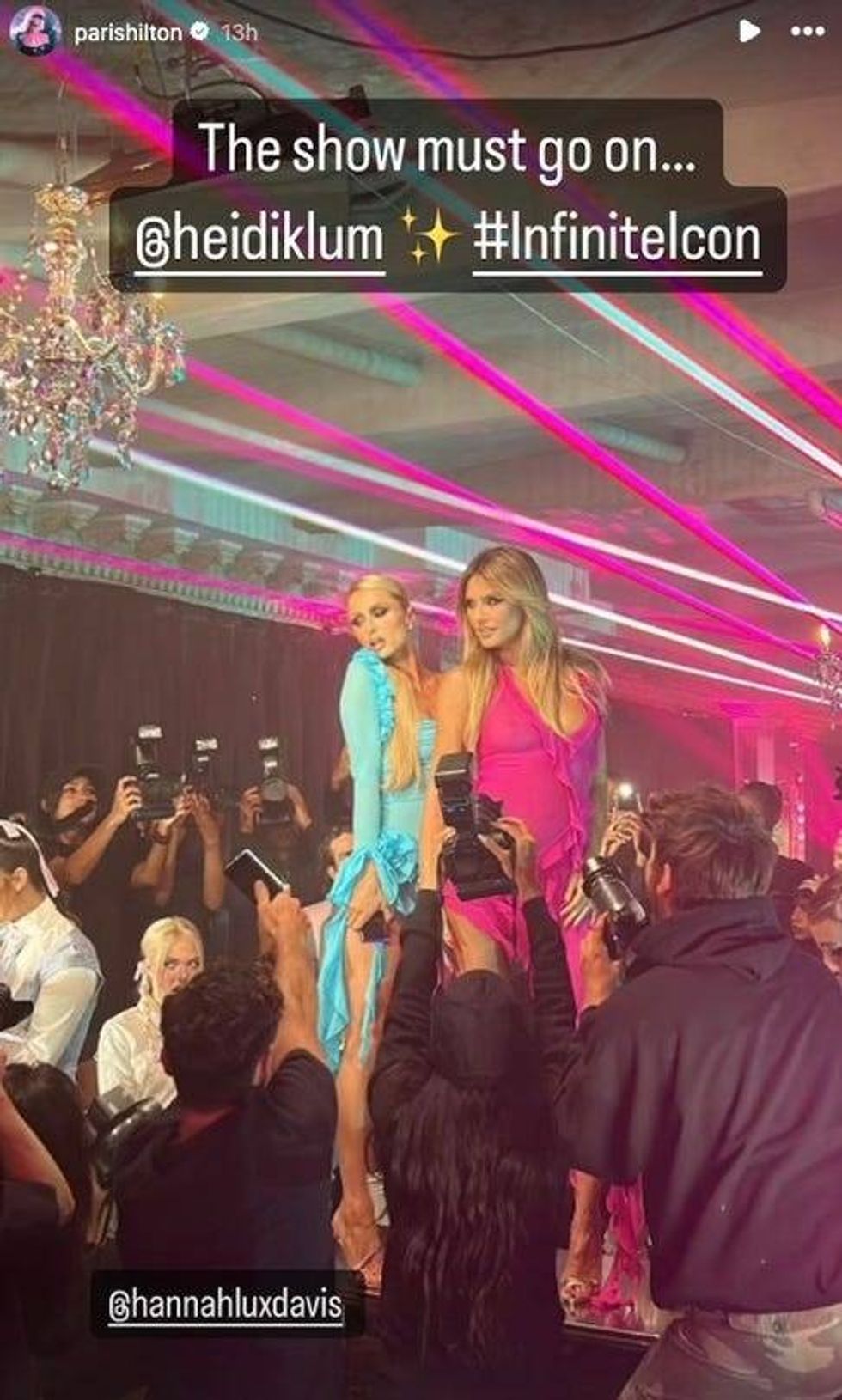 Paris Hilton IG story