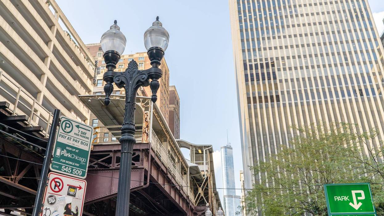 Park Chicago sign in the Loop