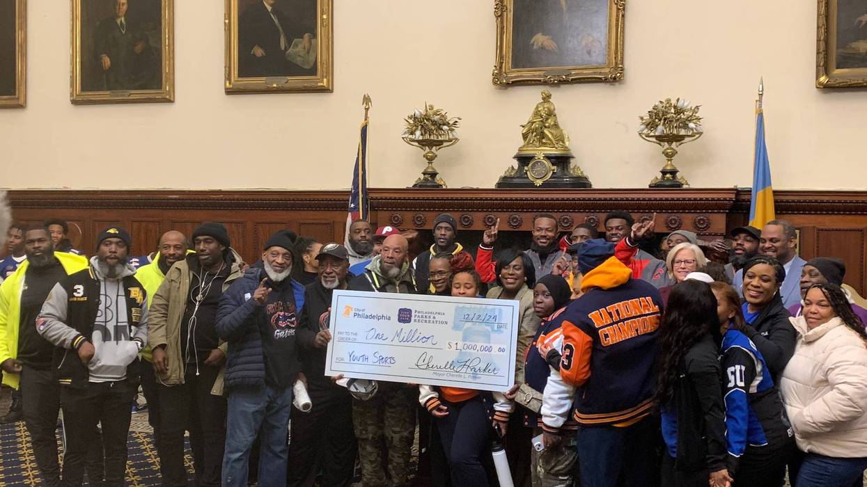 Parker announces release of first $1 million in funding for city's youth sports.