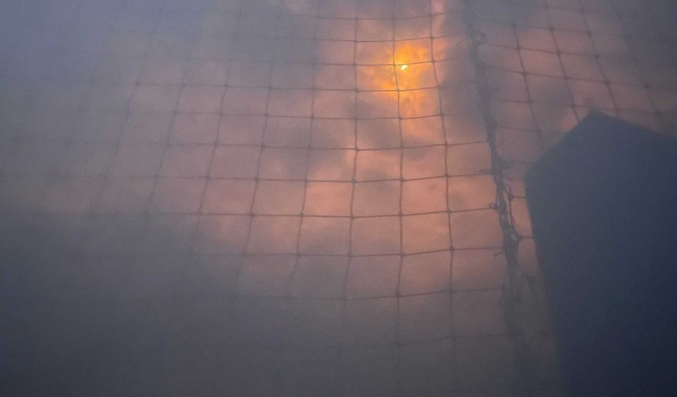 Partial Solar Eclipse at Sahlen Field