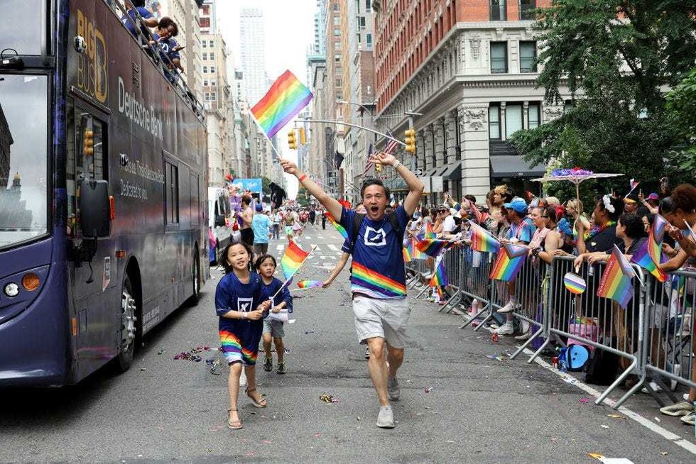 Participants attend the 2024 NYC Pride March on June 30, 2024 in New York City.