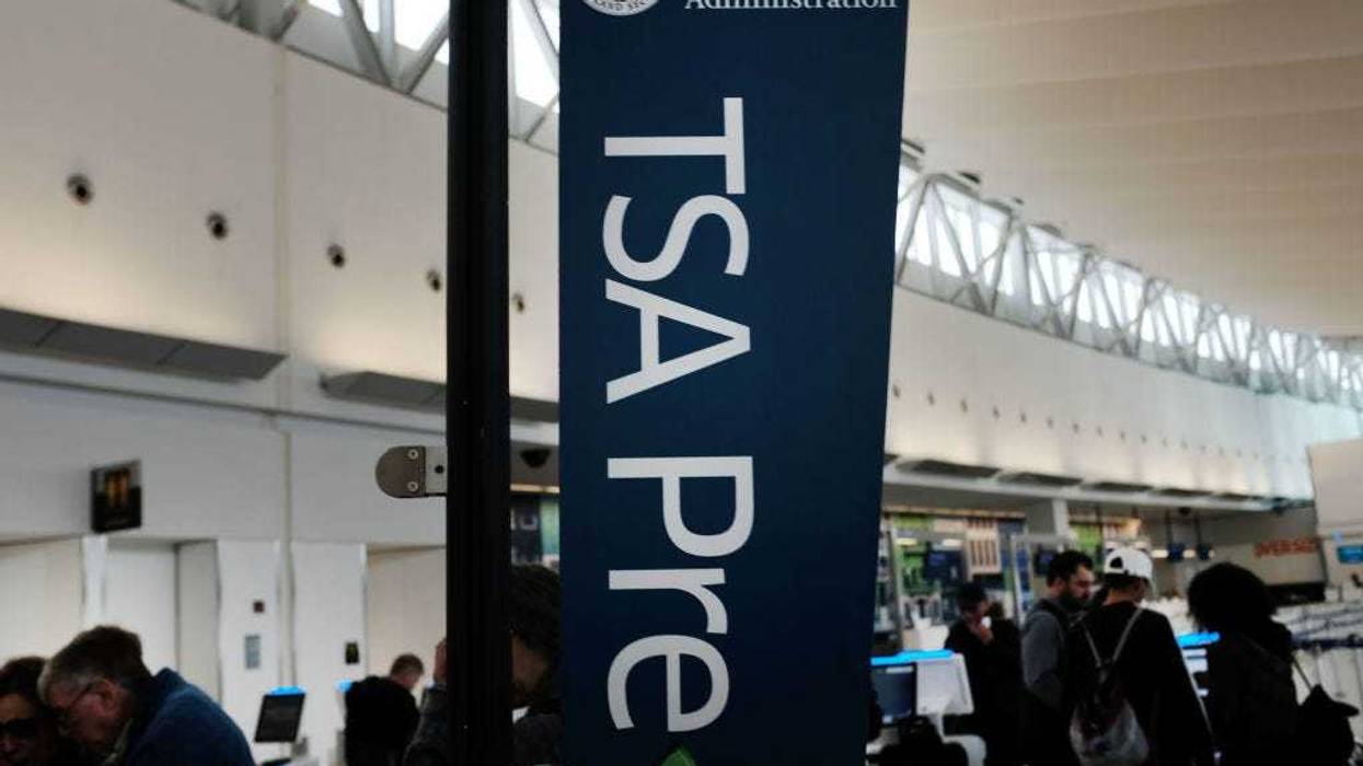 Passengers wait in a Transportation Security Administration line at JFK airport on January 09, 2019 in New York City. Its been reported that hundreds of TSA screeners and agents have called in sick from their shifts from a number of major airports as the partial government shutdown continues. Employees of the TSA, whose job it is to keep airlines safe, are being forced to work without knowing when their next paycheck is coming. (Photo by Spencer Platt/Getty Images)