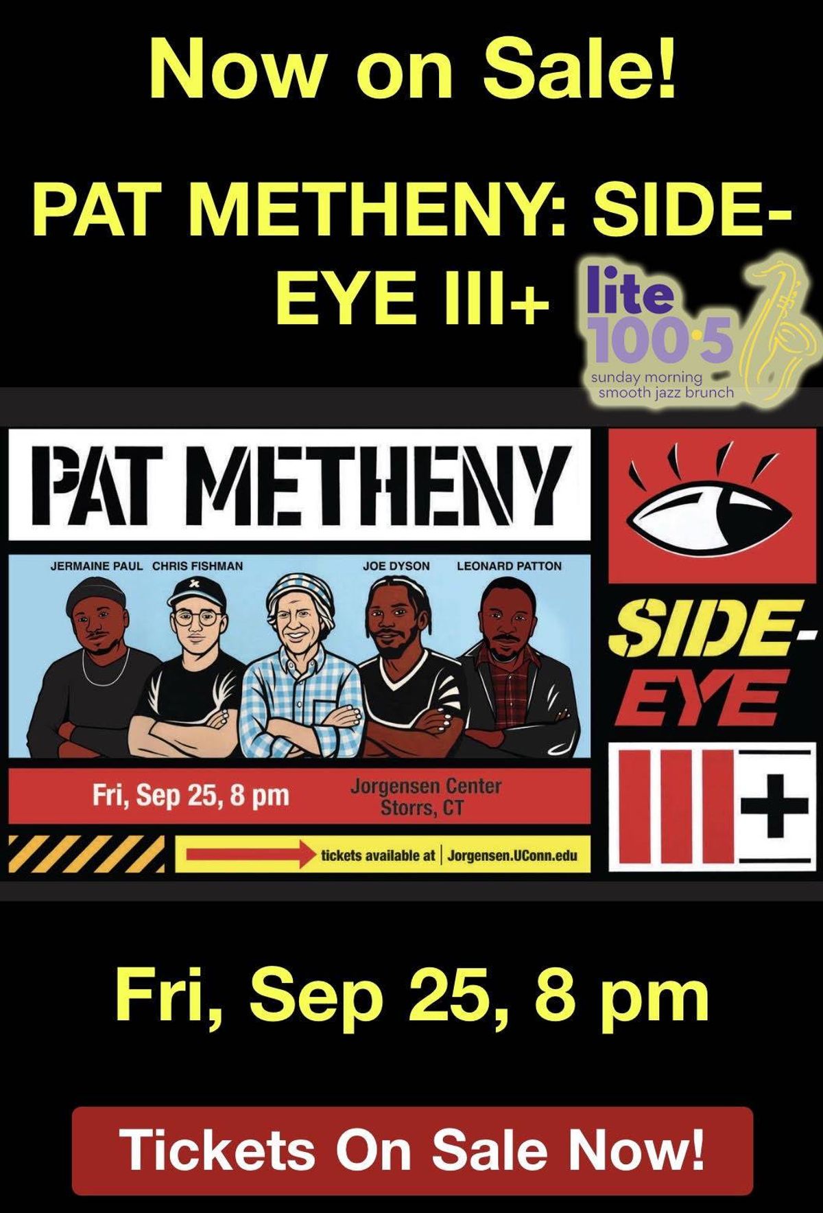 Win a pair of tickets to Pat Metheny at Jorgensen Center