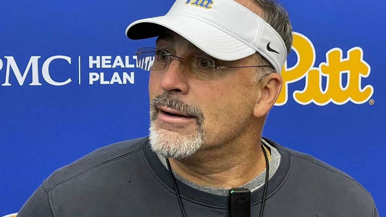 Pat Narduzzi at news conference
