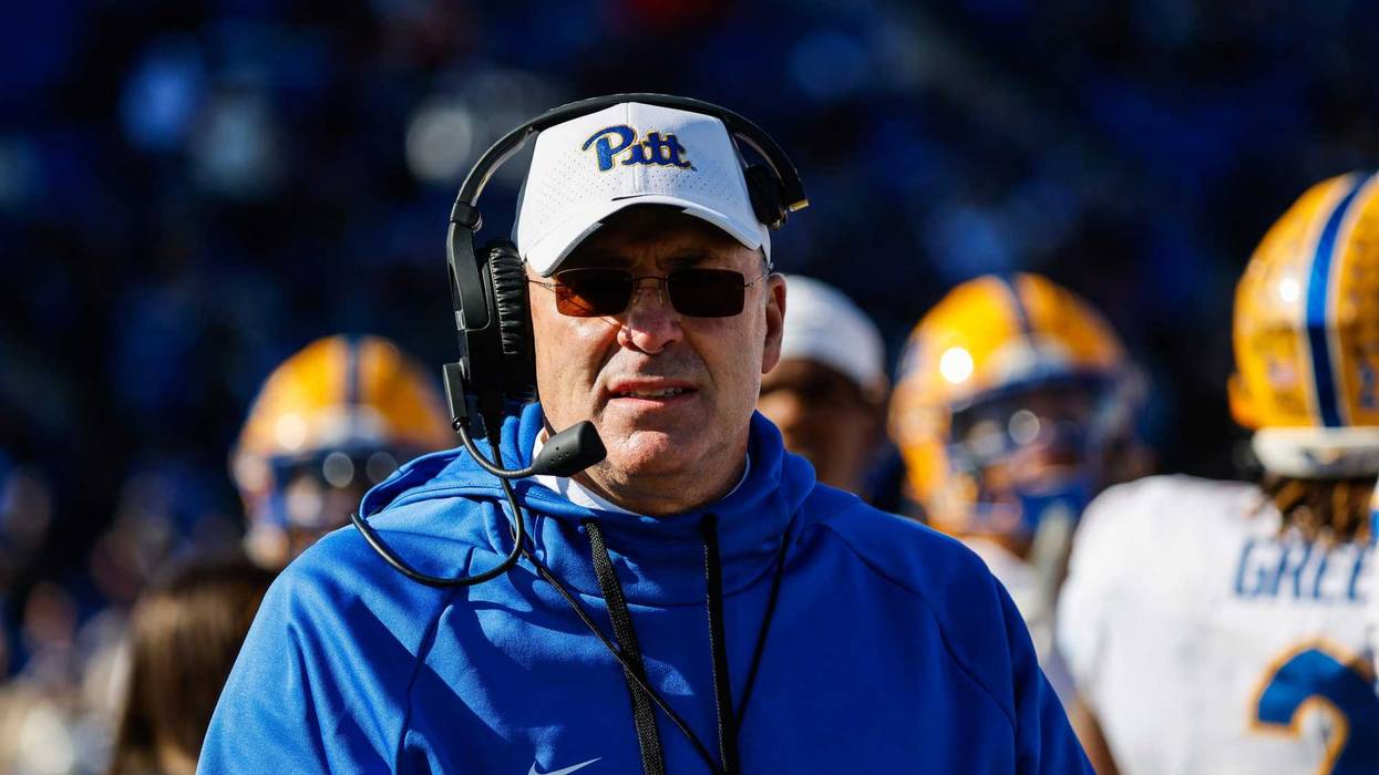 Pat Narduzzi on sidelines