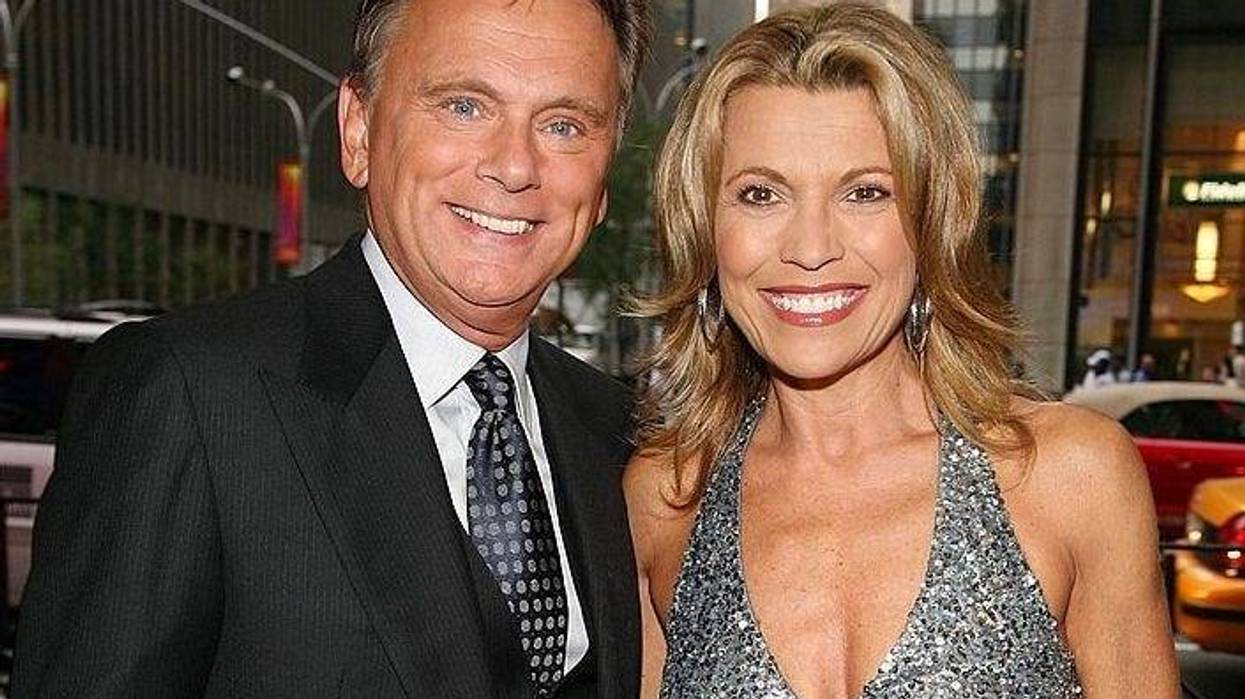 Pat Sajak and Vanna White