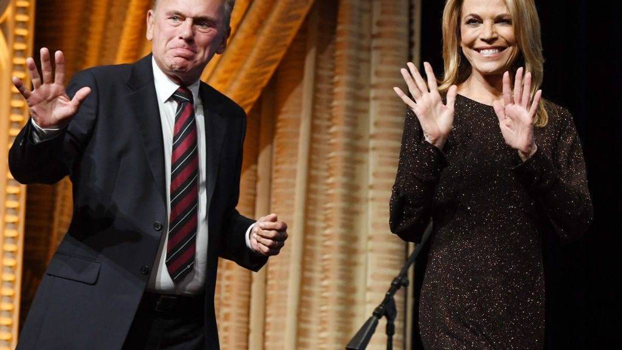 Pat Sajak and Vanna White