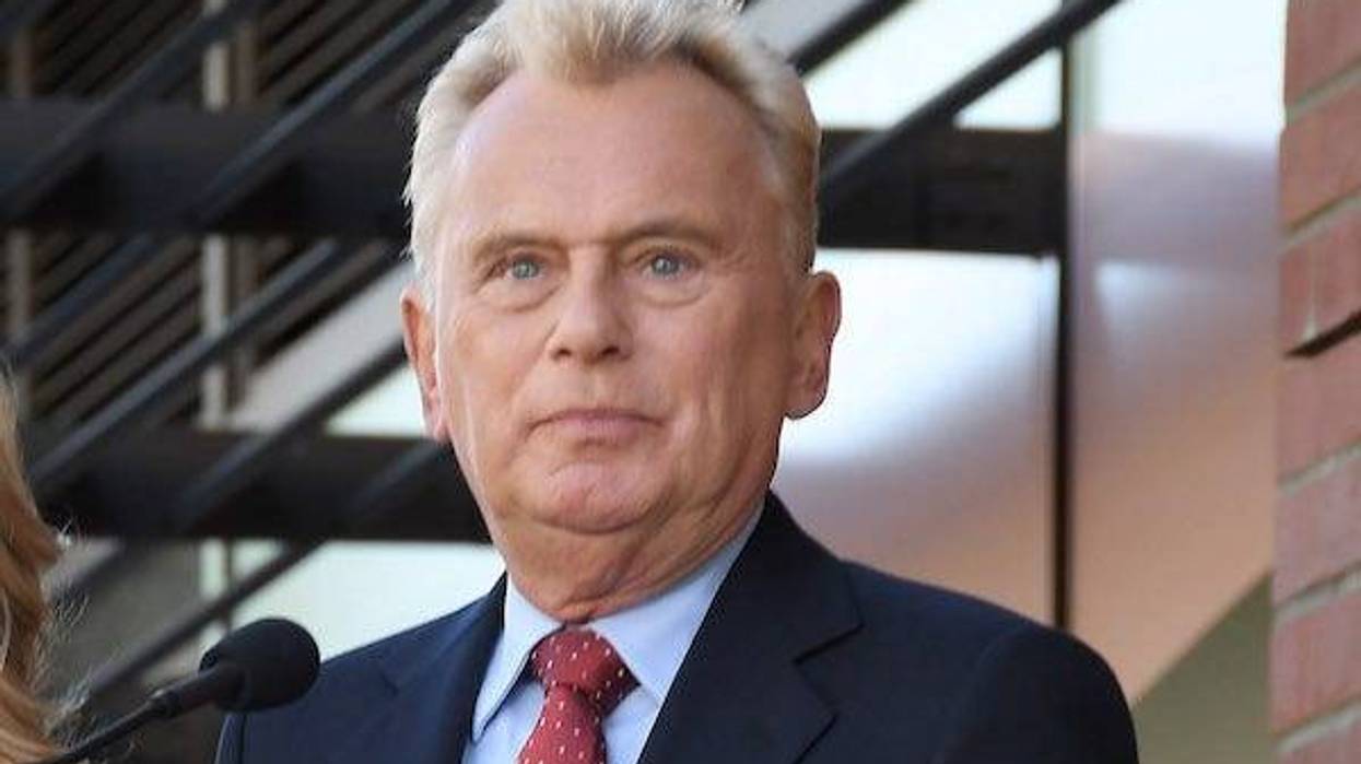 Pat Sajak speaking at the Harry Friedman Star On The Hollywood Walk Of Fame Ceremony held in front of El Centro Complex in Hollywood, CA on Friday, November 1, 2019