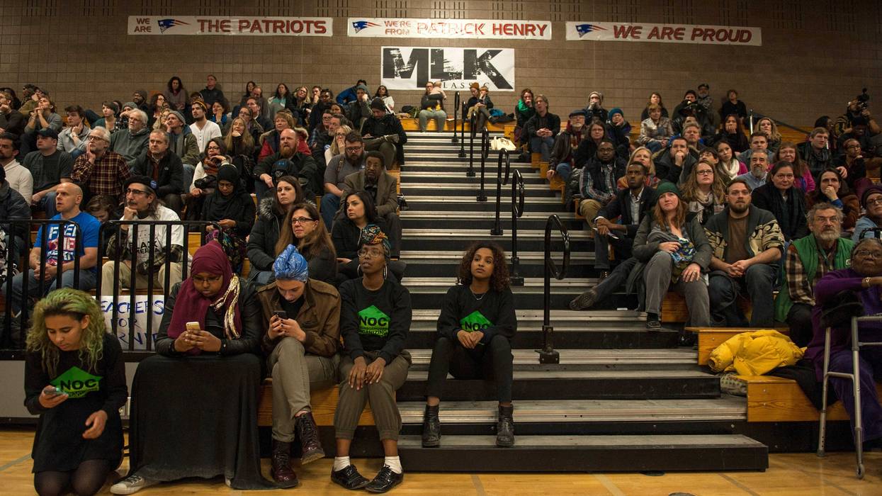 Patrick Henry High School in Minneapolis, one of the district's public schools which are being targeted by the Department of Justice for their hiring practices.