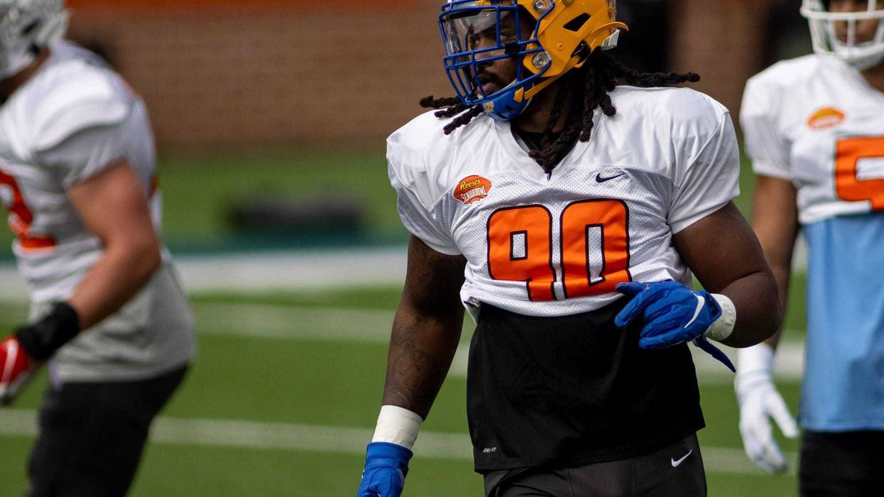 Patrick Jones at Senior Bowl