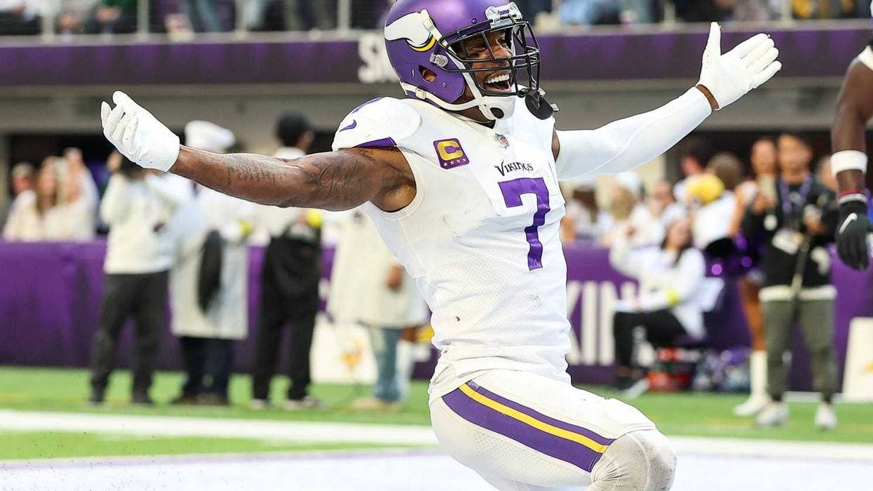 Patrick Peterson celebrating