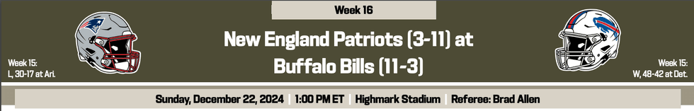 Patriots at Bills