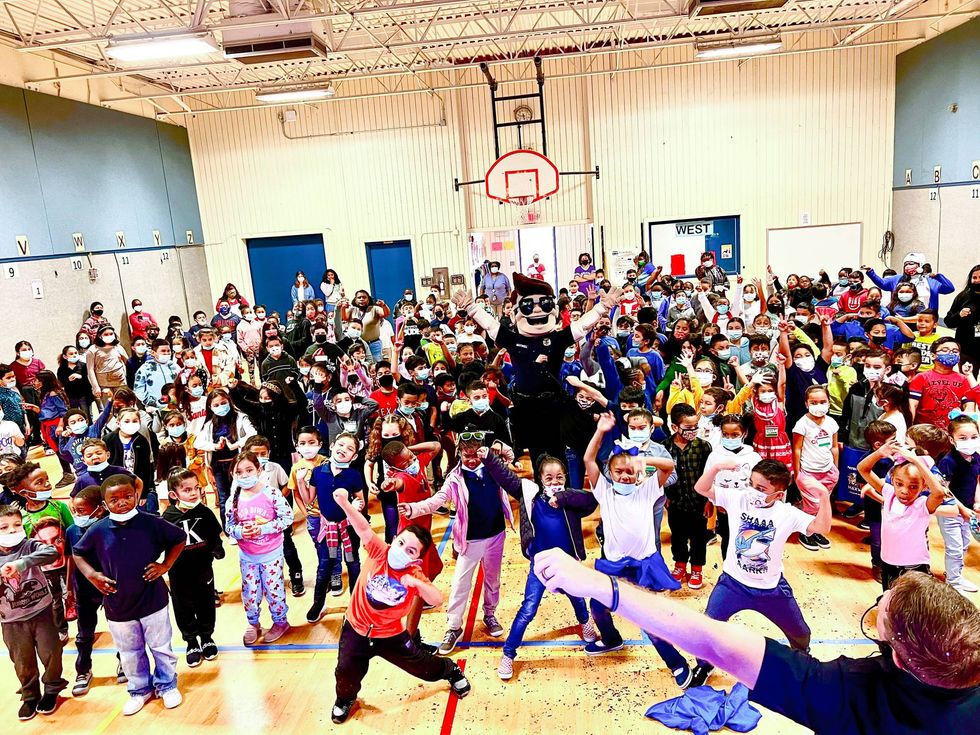 Patrol Stories visits students in an effort to improve relationships between police officers and communities.