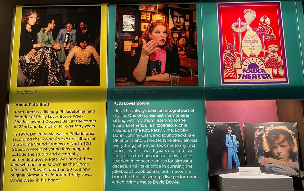 Patti Brett, co-founder of Philly Loves Bowie Week and one of the "Sigma Kids," is profiled at the National Liberty Museum.