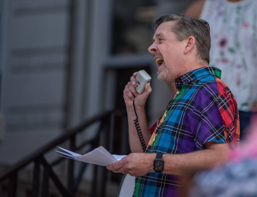 Paul Harper, a member of a group for parents with LGBTQ kids, summarized some of the group