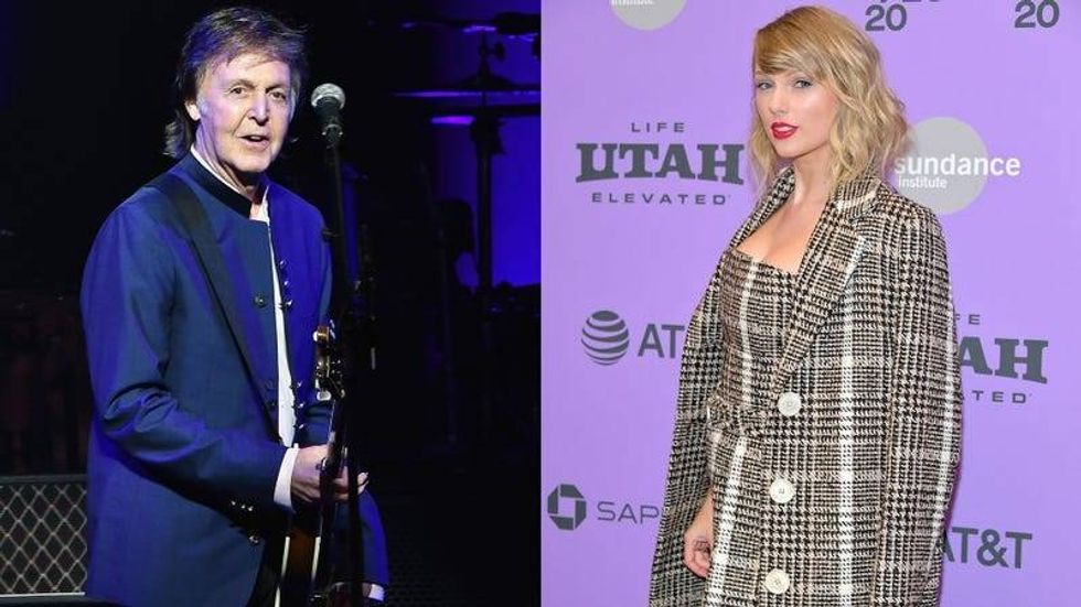Paul McCartney and Taylor Swift