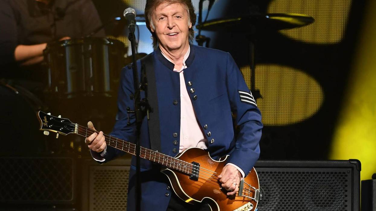 Paul McCartney performs at the American Airlines Arena
