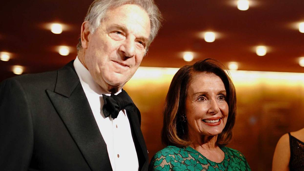 Paul Pelosi and Nancy Pelosi attend the TIME 100 Gala 2019 Cocktails at Jazz at Lincoln Center on April 23, 2019 in New York City