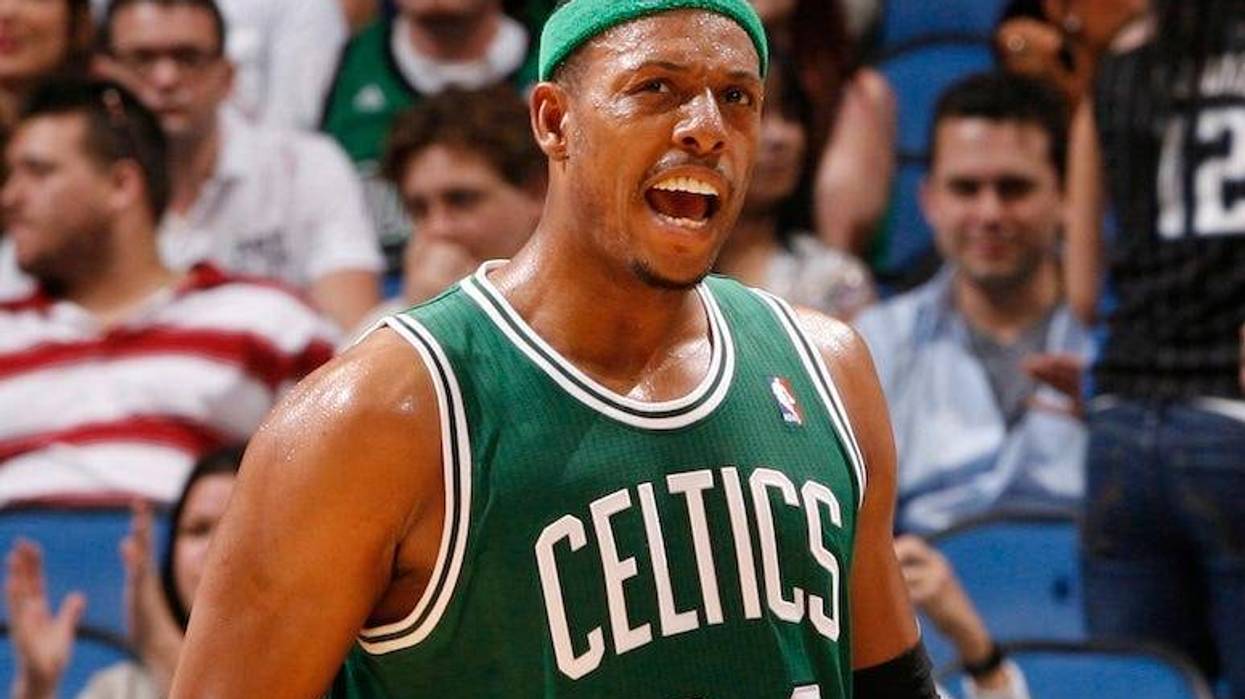 Paul Pierce, Boston Celtics, Green Uniform, 2012