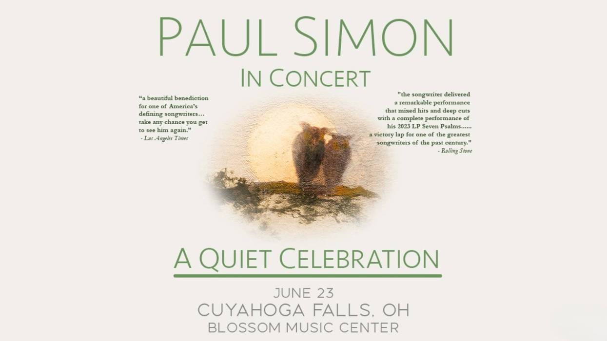 Paul Simon in concert June 23rd at Blossom Music Center
