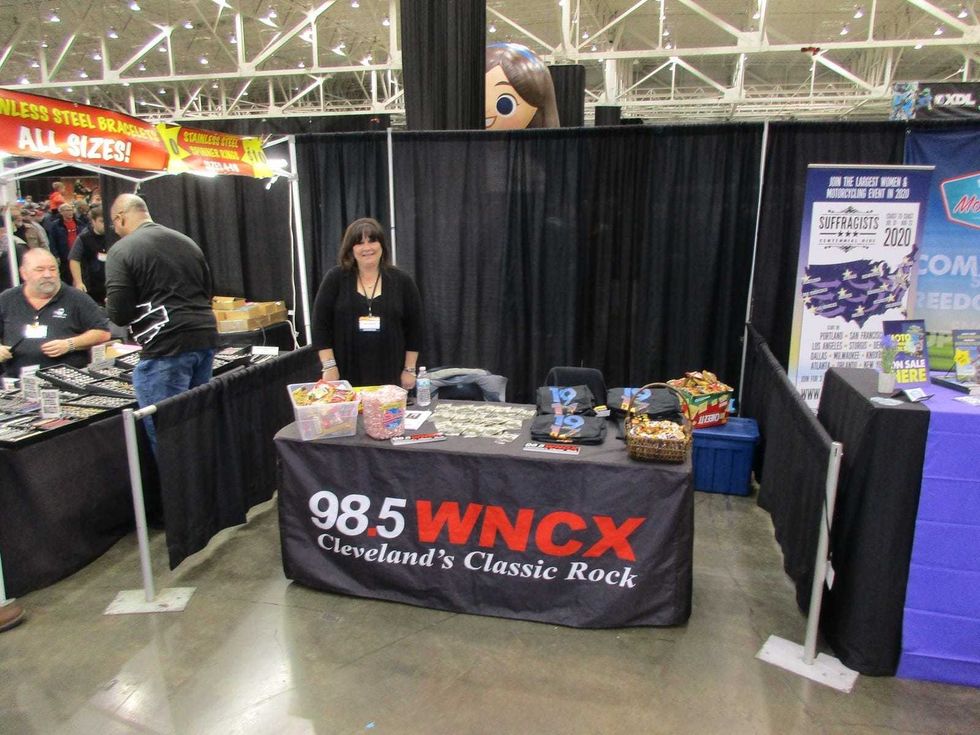Paula Balish at Progressive International Motorcycle Show