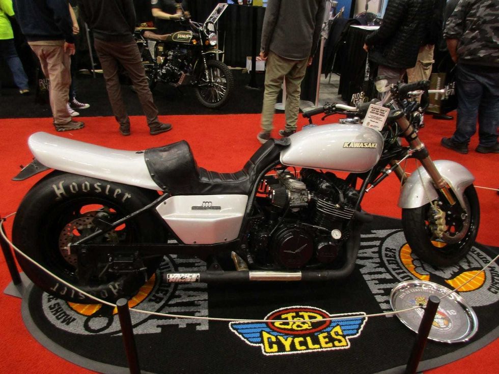 Paula Balish at Progressive International Motorcycle Show