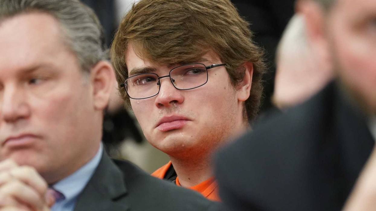 Payton Gendron listens to the impact statements of family members of the victims and survivors in Buffalo on Feb. 15, 2023